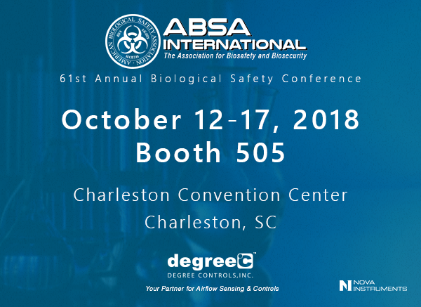 DegreeC to Exhibit at 61st Annual Biological Safety Conference